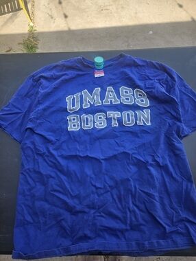 U Mass Boston Vintage Champion Tee